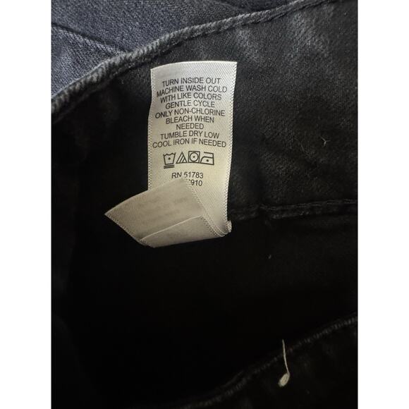 Maurices M Jeans High Rise Flare Black Size 12 Short Stretch - Picture 5 of 9